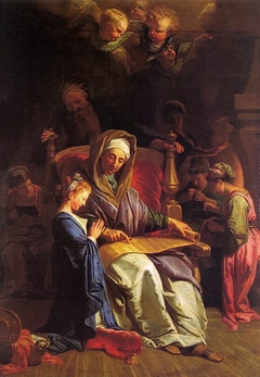 L'éducation de la Vierge by Jean Jouvenet