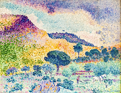 La Chaîne des Maures - Henri-Edmond Cross - Bemberg Fondation by Henri-Edmond Cross