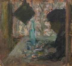 La Femme au restaurant by Pierre Bonnard