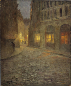 La rue de la Montagne-Sainte-Geneviève by Fernand Maillaud