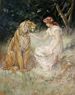 Lady and the Tiger by Frederick Stuart Church