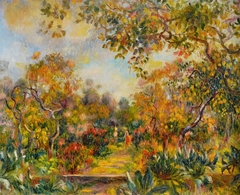 Landscape at Beaulieu by Auguste Renoir