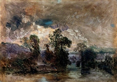 Landscape with a Stormy Sky by Théodore Rousseau