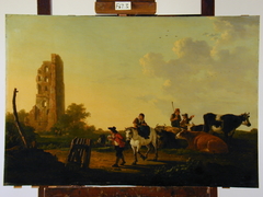 Landscape with Cattle and Figures by Aelbert Cuyp