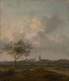 Landscape with Church in Rijswijck by Anthonie Jansz van der Croos