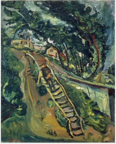 Landscape with Flight of Stairs by Chaim Soutine