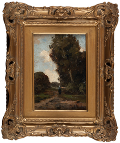 Landschap met bomen by Théophile de Bock