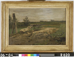 Landschap met brug by Johannes Hubertus Leonardus de Haas