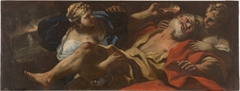 Lot embriagado por sus hijas by Luca Giordano