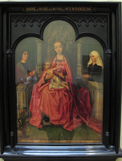 Madonna and Child between Two Donors by Master of 1499