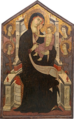 Maestà (Madonna and Child with Four Angels) by Master of Città di Castello