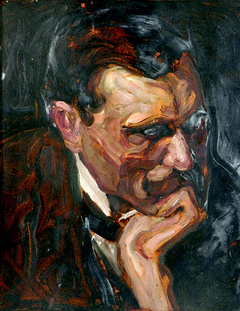 Male Portrait by János Pentelei Molnár