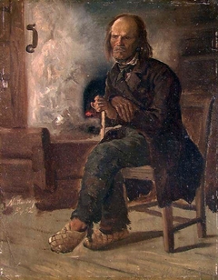 Man from Finnskogen in Värmland, Sweden by Adolph Tidemand