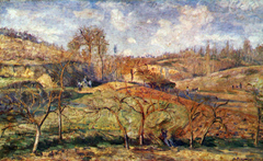 March Sun, Pontoise by Camille Pissarro