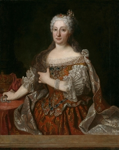 María Ana de Austria reina de Portugal by Jean Ranc