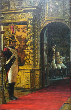 Marshal Davout in Chudov Monastery by Vasily Vereshchagin