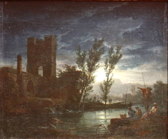 Moonlight by Claude-Joseph Vernet