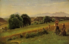 Mornex (Haute-Savoie) by Jean-Baptiste-Camille Corot