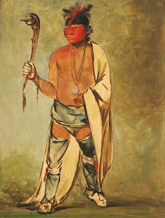 Naugh-háigh-hee-kaw, He Who Moistens the Wood by George Catlin