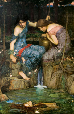 Nymphs Finding the Head of Orpheus by John William Waterhouse