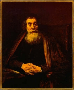 Old Man in an Armchair, possibly a portrait of Jan Amos Comenius by Rembrandt