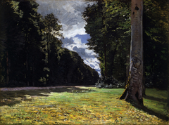 Pavé de Chailly in the Fontainebleau forest by Claude Monet