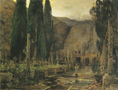 Pax (The cemetery of Gravosa near Ragusa) by Emil Jakob Schindler