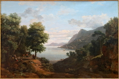 Paysage (pendant) by Jean-Victor Bertin