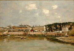 Port de Trouville by Eugène Louis Boudin