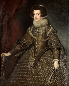 Portrait d'Isabelle d'Espagne by Follower of Diego Velázquez