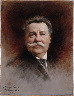 Portrait de Georges Cain (1853-1919), peintre et littérateur by Léon Bonnat