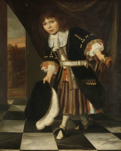 Portrait of a Boy, called The Young Son of Admiral van Nes (The Admiral's Son) by François Verwilt