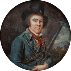 Portrait of a Gentleman as a Hunter by Marie-Adélaïde Duvieux