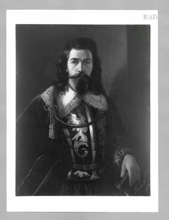 Portrait of a gentleman in armour by Hans Canon