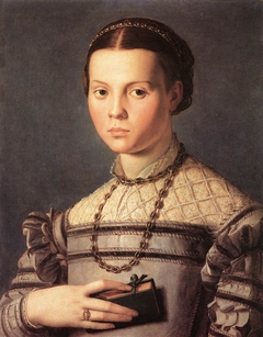 Portrait of a girl by Agnolo Bronzino