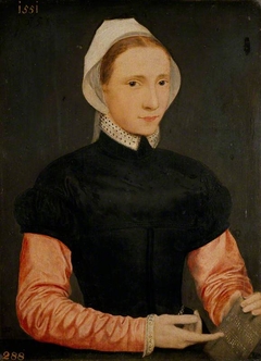 Portrait of a Lady, called Lady Helen Leslie, Wife of Mark Ker by Willem Key