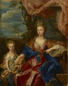 Portrait of a Lady with a Child by Anonymous