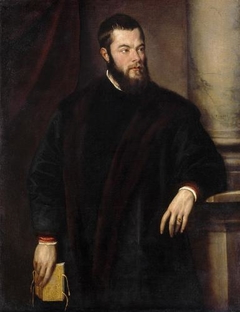 Portrait of a man, Benedetto Varchi by Titian