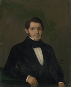 Portrait of a Man by Karol Augustus Tibély