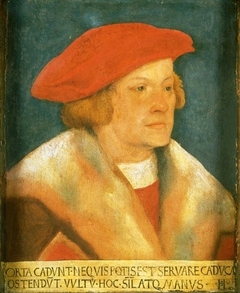 Portrait of a Man (Self-portrait?) by Hans Leonhard Schäufelein