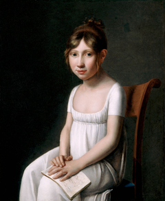 Portrait of a Young Lady Distracted from Her Music Lesson by Sophie Guillemard