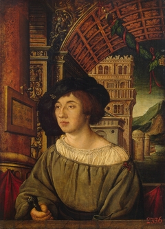 Portrait of a Young Man by Ambrosius Holbein