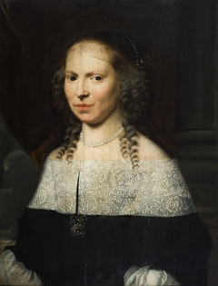 Portrait of Anna Goos by Jacob van Reesbroeck