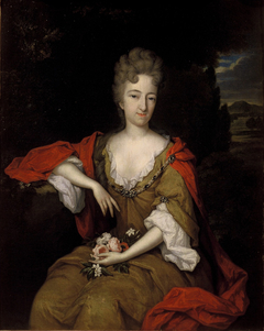 Portrait of Anna Maria Roman (1680-1758) by Constantijn Netscher