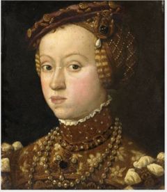 Portrait of Archduchess Anna (1528-1590), Daughter of King Ferdinand I of Austria by Giuseppe Arcimboldo