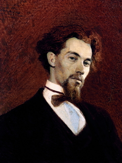 Portrait of Artist K.A. Savitsky by Ivan Kramskoi