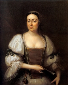 Portrait of Baroness János Podmaniczky née Judit Osztroluczky by Ádám Mányoki