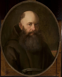 Portrait of Capuchin Beniamin Szymański by Józef Simmler