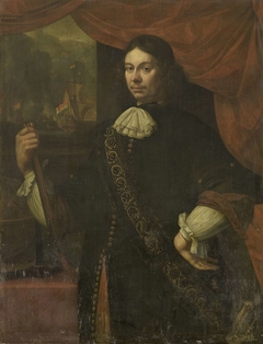 Portrait of Cornelis Jacobsz de Boer, Captain in the Navy by Jan van Neck