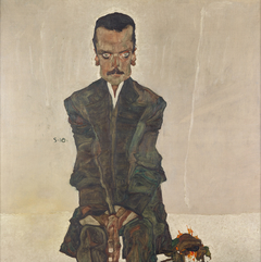 Portrait of Eduard Kosmack by Egon Schiele